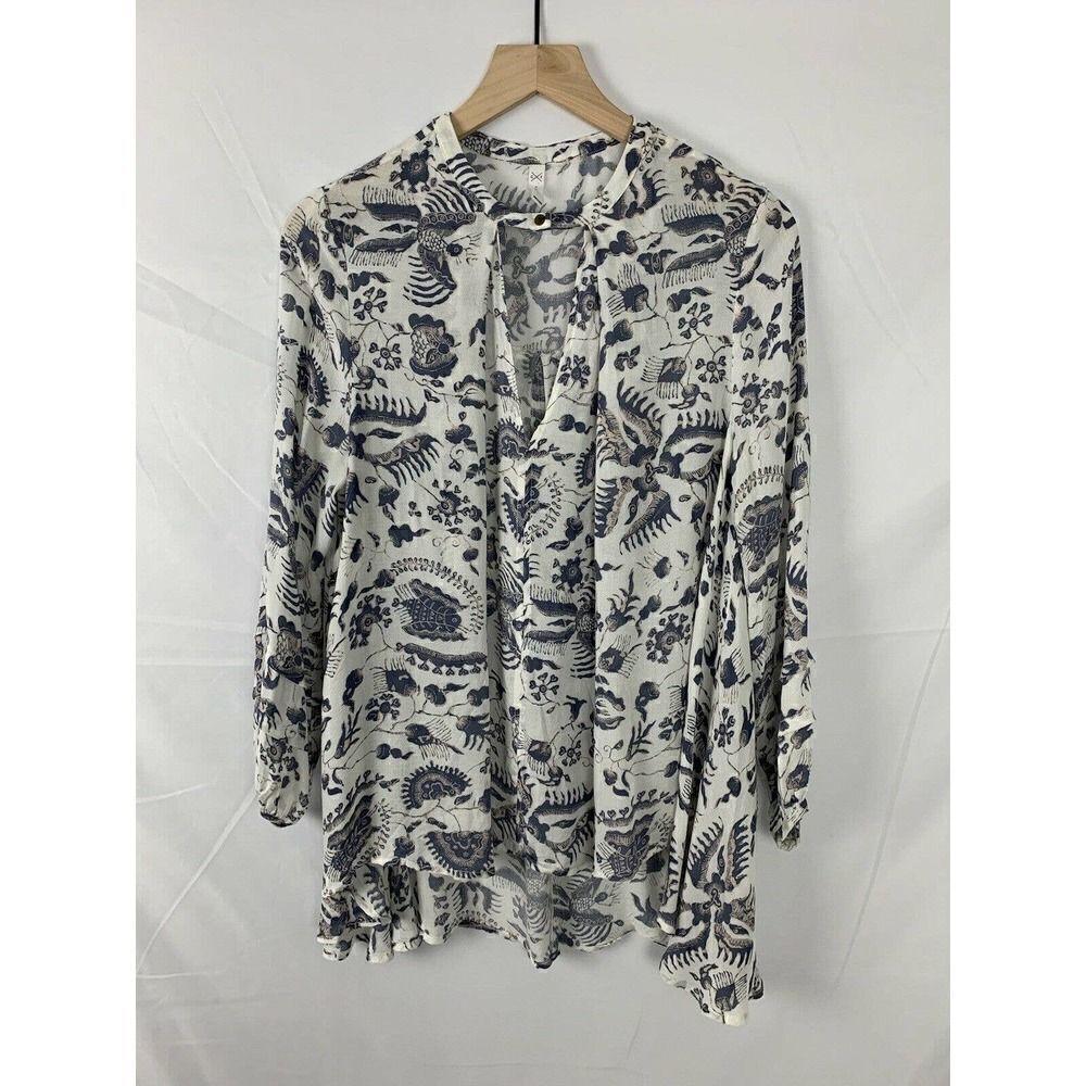 Women’s Gentle Fawn Patterned Blouse XS NWOT